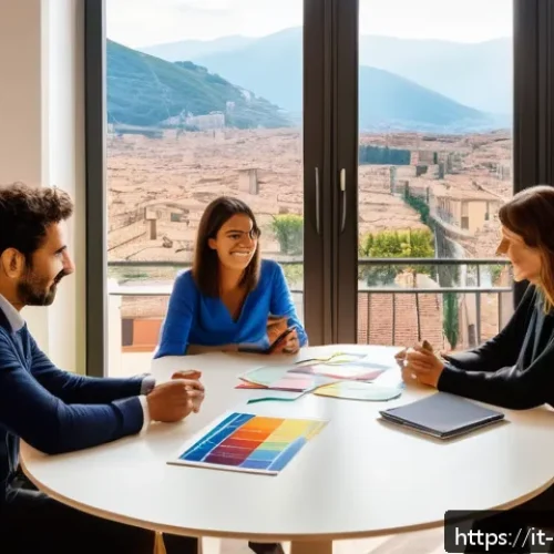 Home 33 아동심리상담사 이직 시 추천 기업 - A bright, modern multidisciplinary child psychology center in Italy, featuring diverse professionals...