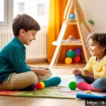 Home 19 아동심리상담과 ADHD 치료 사례 - A warm and inviting therapy room in an Italian pediatric psychological clinic, featuring a friendly ...